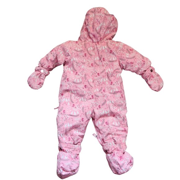 Carter's Pink Snowsuit with Mittens - Picture 9 of 9